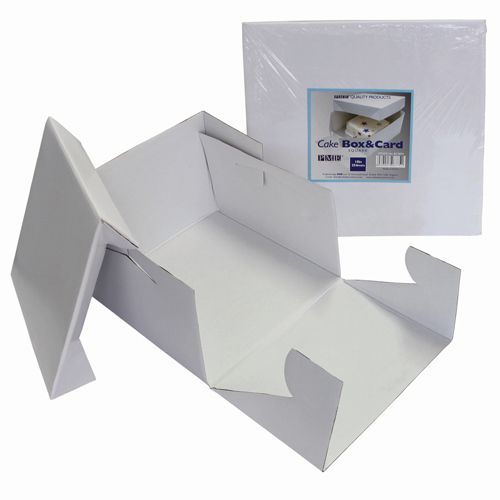 Kakeeske Hvit 30x30x15 cm