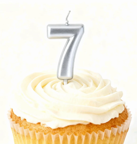 Kake Lys Nummer 7 Sølv