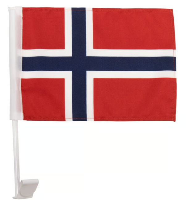 17 mai flagg til bil