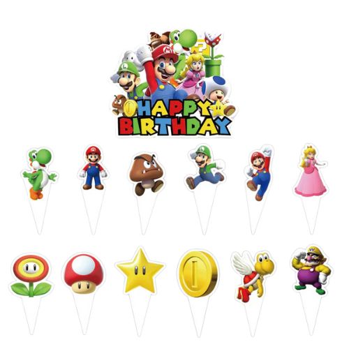Kakepynt - Super mario