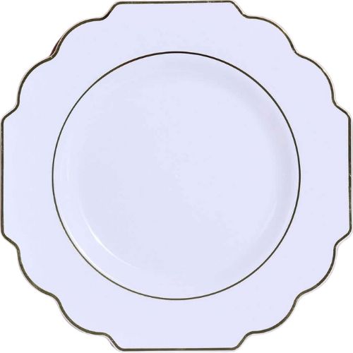 Plast dekketallerken - Rosegull