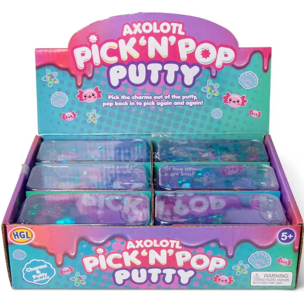 Axolotl pick n' pop putty