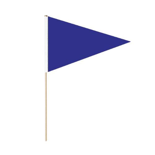Flagg . blå