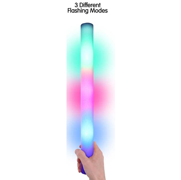 Foam stick med LED-lys