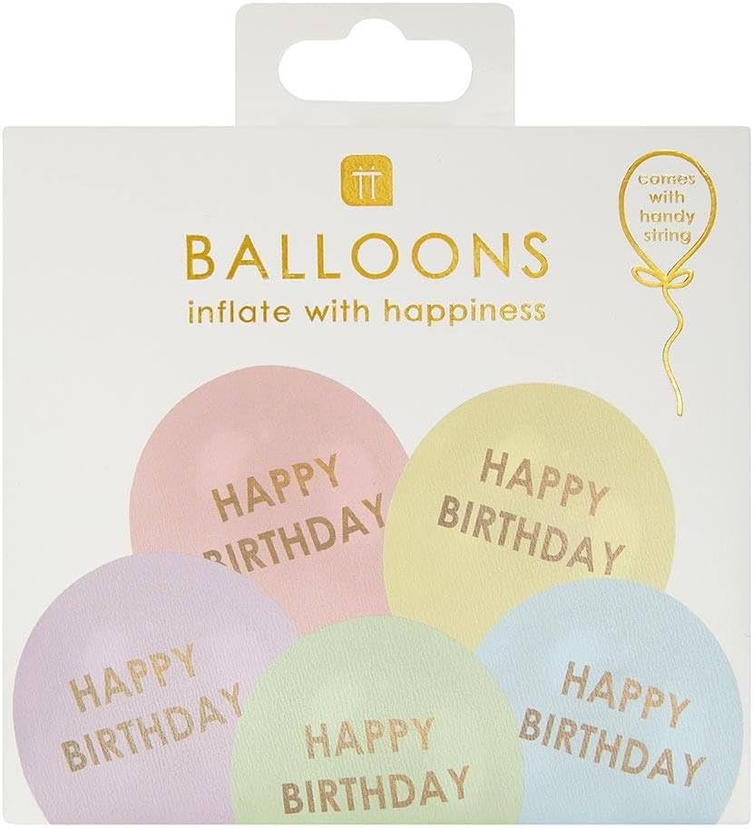 Latex ballonger - Happy birthday