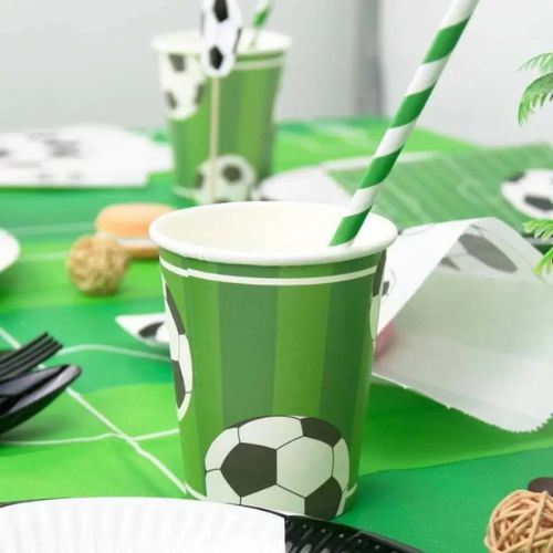 Fotball Papirkopper 266ml 8pk
