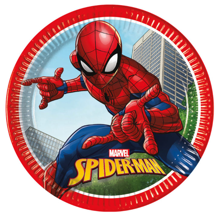 Spiderman papptallerkener 2