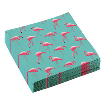Servietter Flamingo