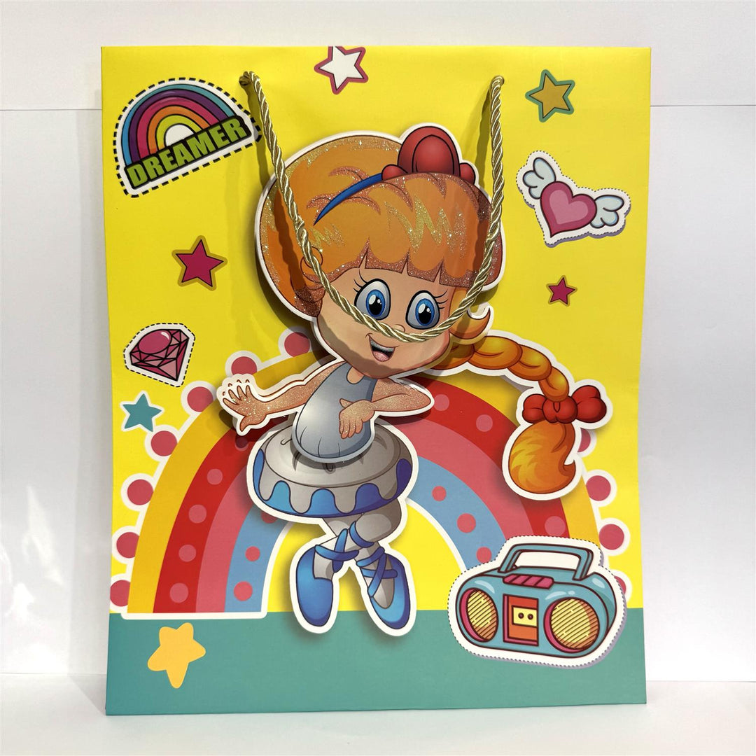 3D Gavepose 32x26x10 cm - Jenter