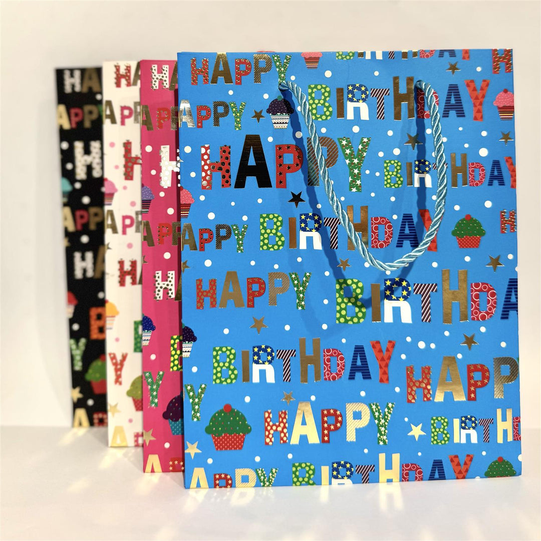 Gavepose 23x18x10 cm - Happy Birthday