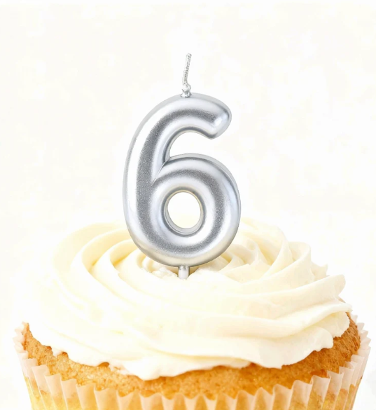Kake Lys Nummer 6 Sølv