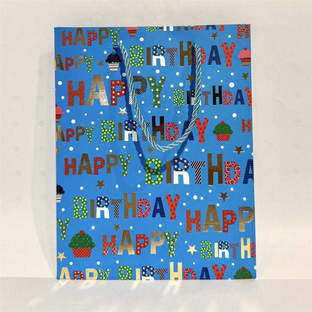 Gavepose 23x18x10 cm - Happy Birthday