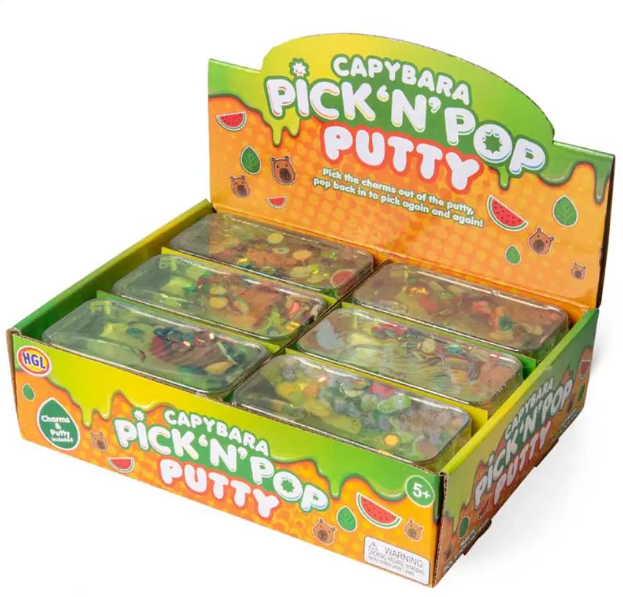 Capybara pick n' pop putty