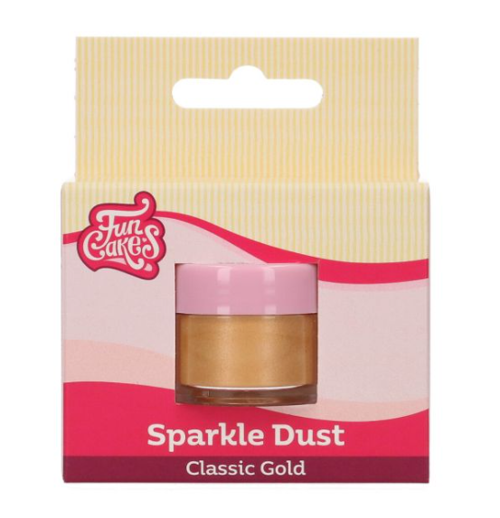 Spiselig glitter gull