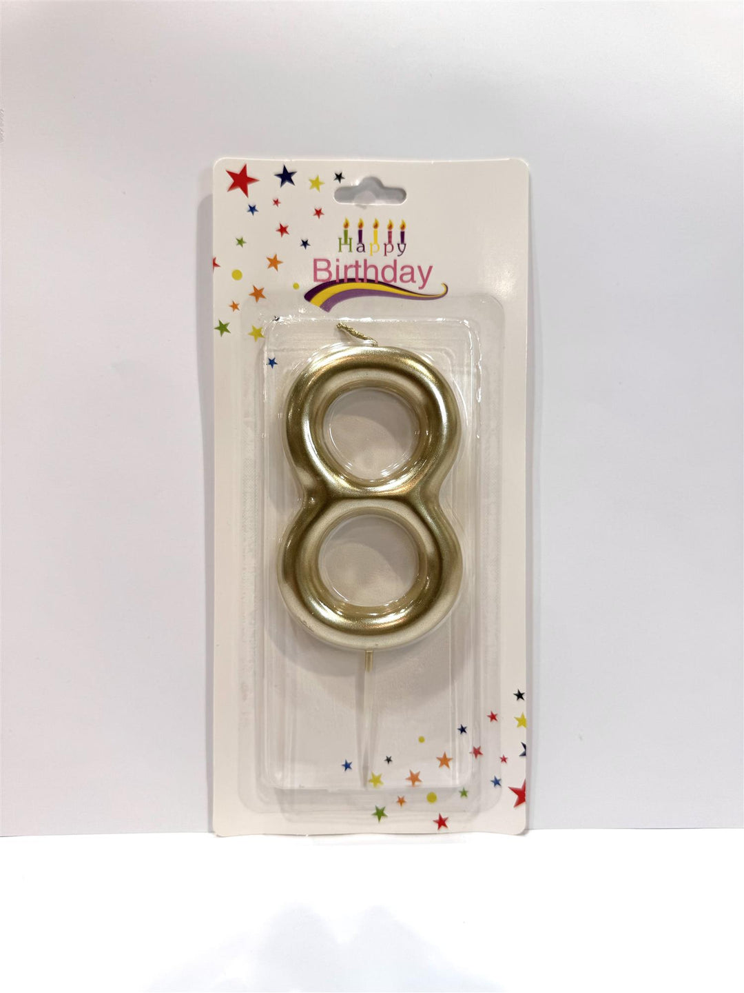 Kake lys 8 gull 9 cm