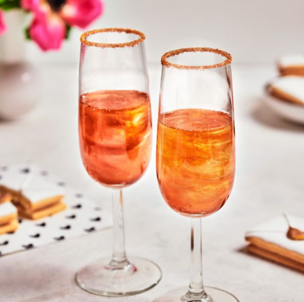 Spiselig glitter gull