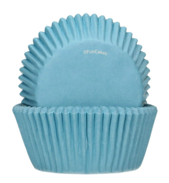 Muffins former mini Lyseblå