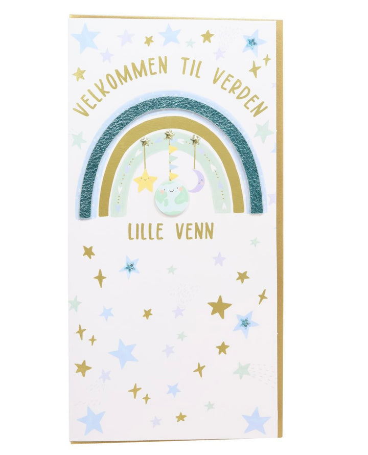 Velkommen til verden lille venn gutt-jente