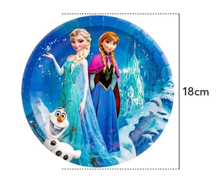 Frost 1 - Papptalerken 18 cm 10 stk