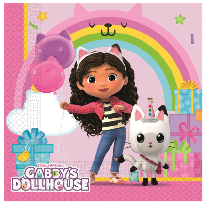 Servietter - Gabby`s dollhouse
