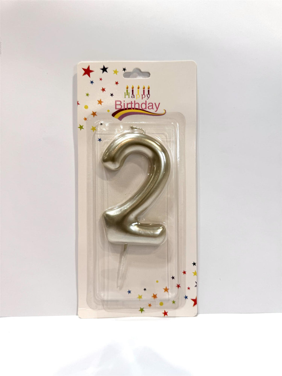 Kake lys 2 gull 9 cm