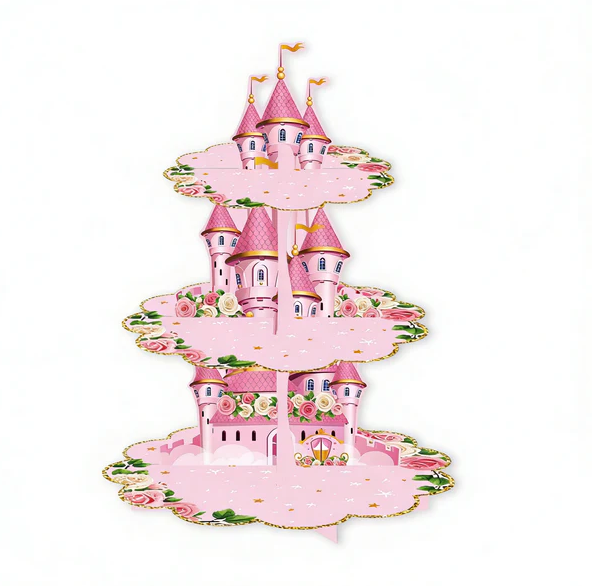 Cupcakestativ, 3 etasjer