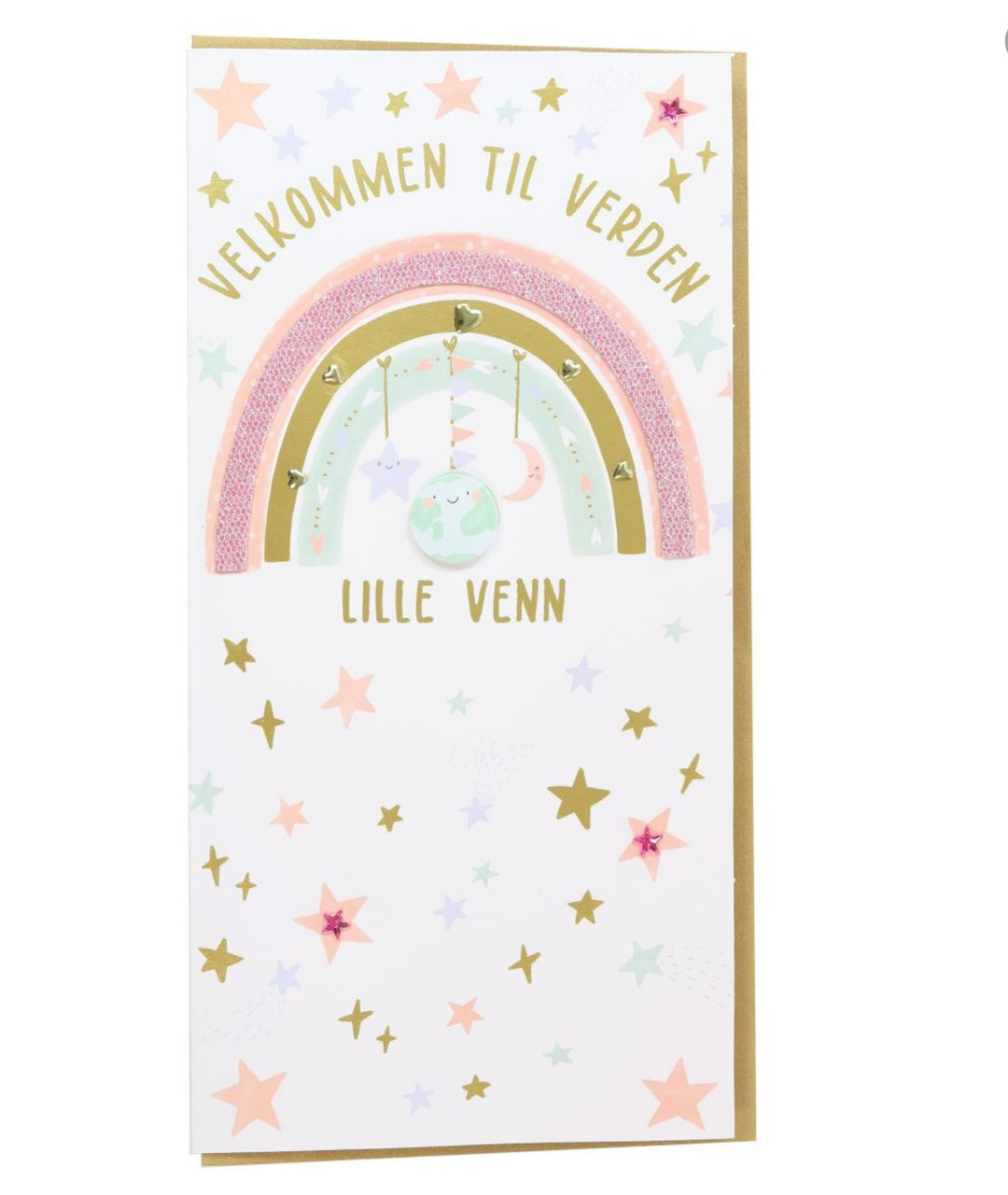 Velkommen til verden lille venn gutt-jente