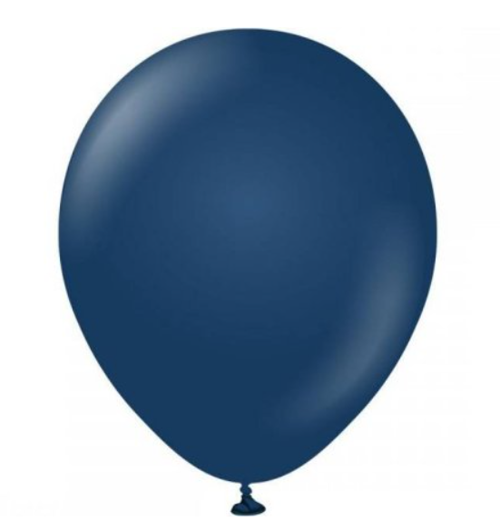 Store latexballonger - Marineblå