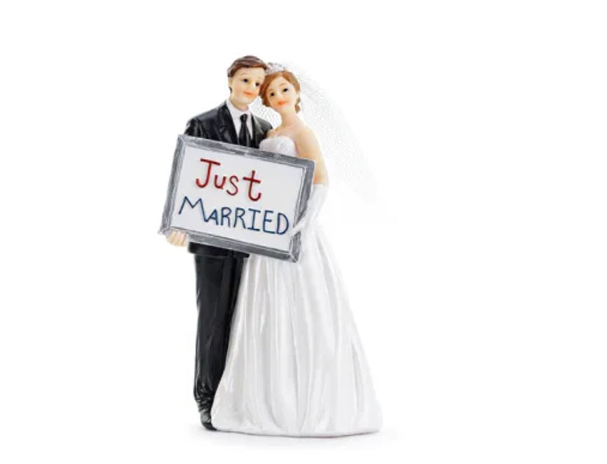 Brudepar figur - Just married