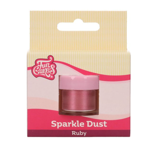 Spiselig glitter Ruby