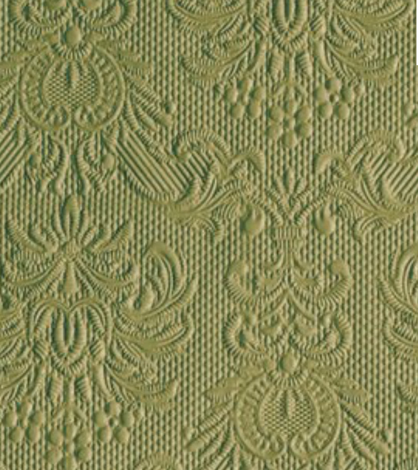 Servietter Elegance kaffe Green leaf