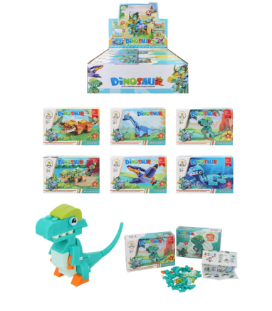 Mini byggesett dinosaur