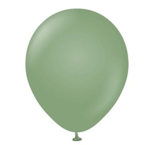 Store latexballonger- Eukalyptus