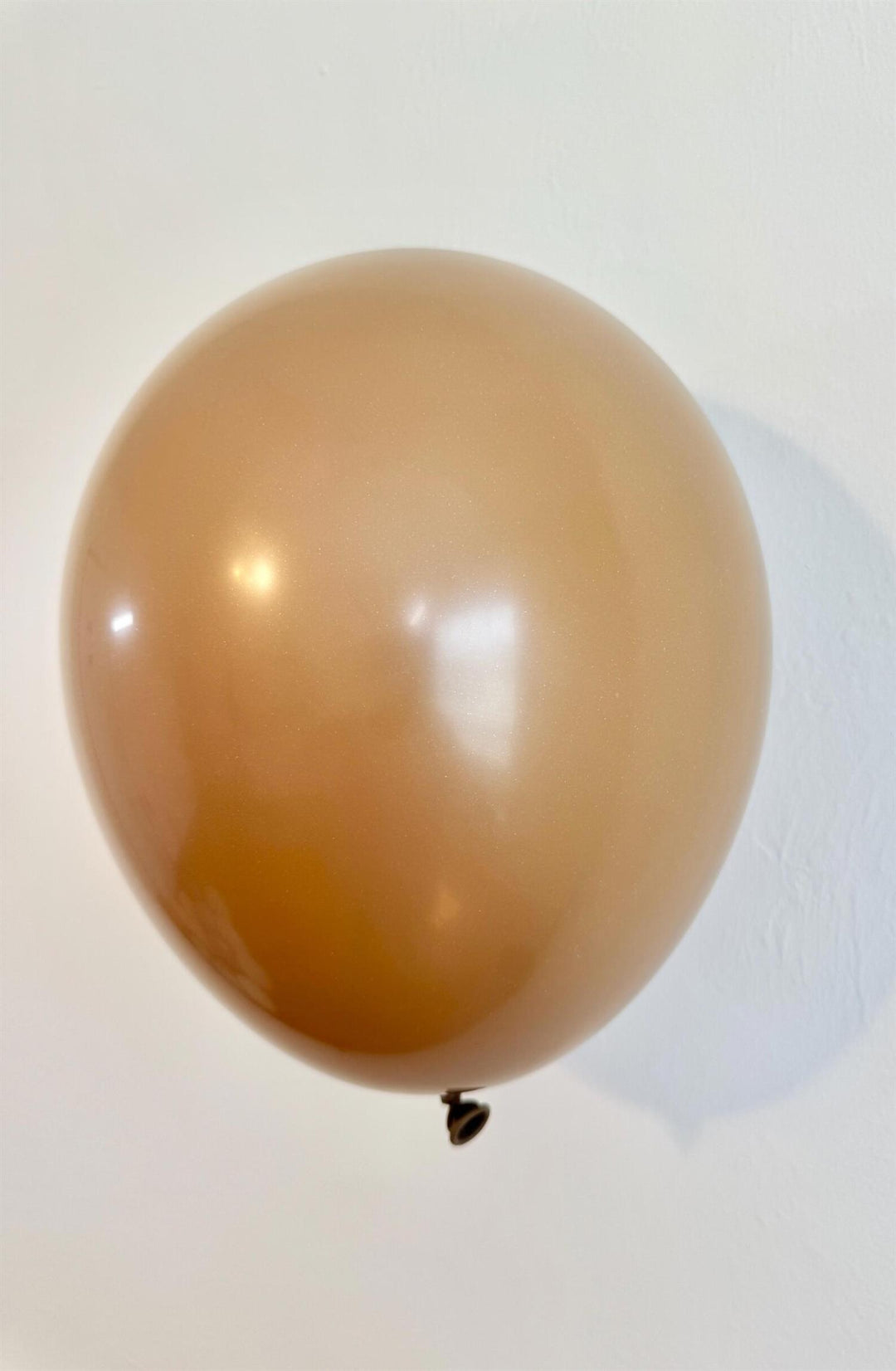 Store latexballonger - Lysebrun