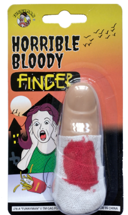 Horrible bloody finger