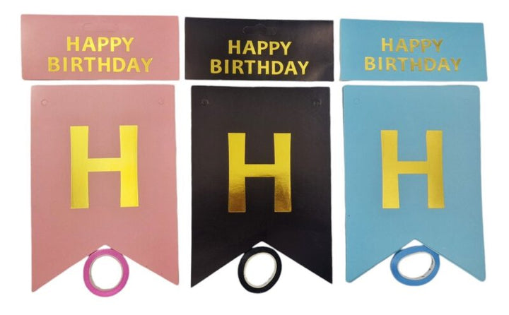 Happy birthdag banner