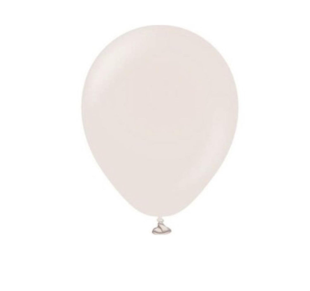 Mini latexballonger - Lys sand