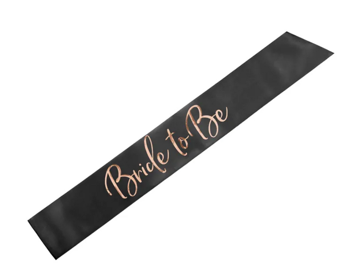 Sash - Bride To Be svart