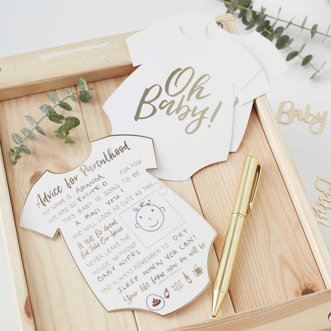 Baby Shower - Advice cards