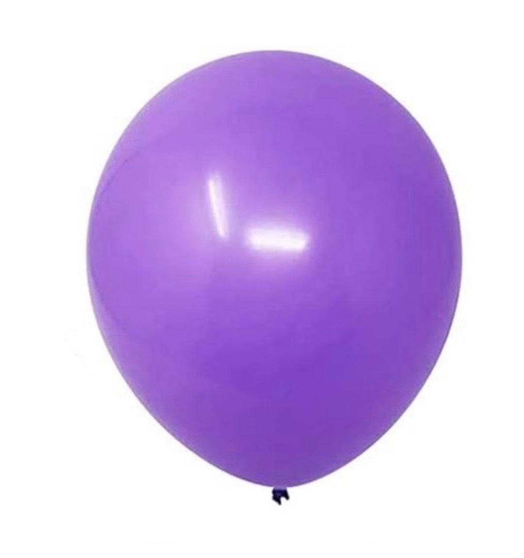Store latexballonger - Lilla