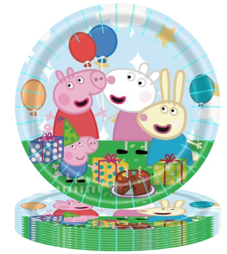 Pappfat - Peppa gris 23 cm
