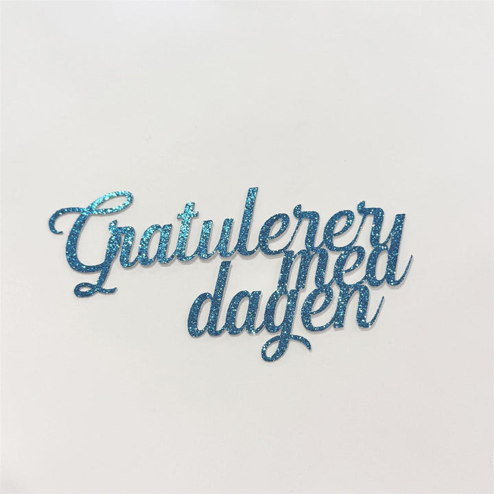 Gratulerer med dagen kakeskilt