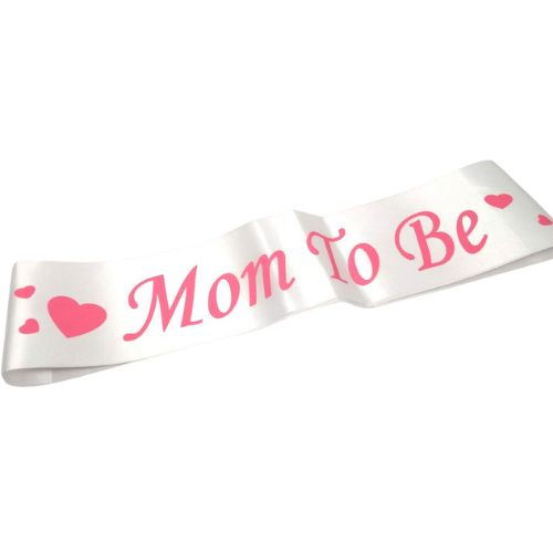 Sash - Mom to be Hvit og gull