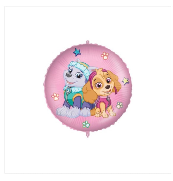 Folieballong Paw patrol - rosa