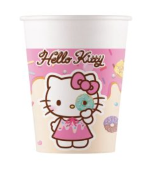 Hello kitty og Kuromi - Papp kopp