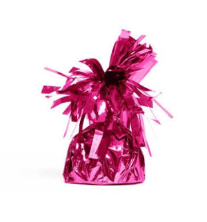 Ballongvekt. Folie. rosa
