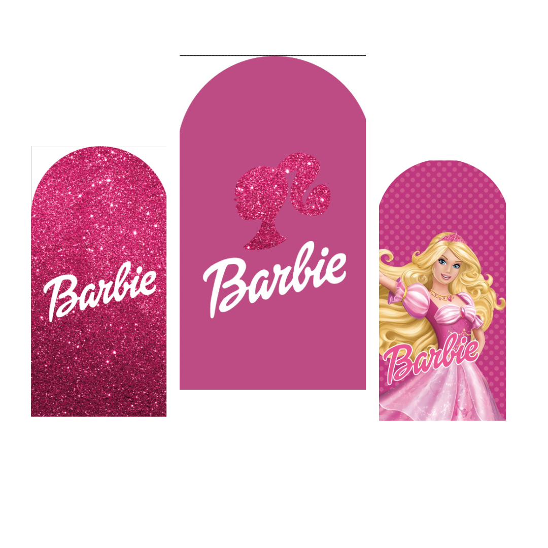 Leie Barnebursdag Backdrop- Barbie