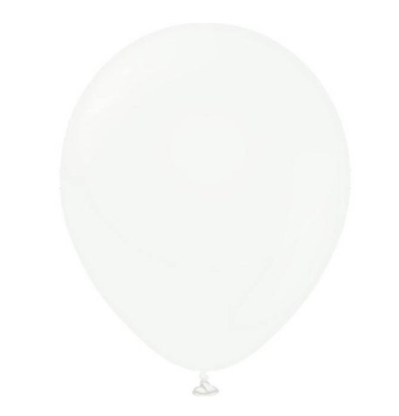 Store latexballonger - Hvit