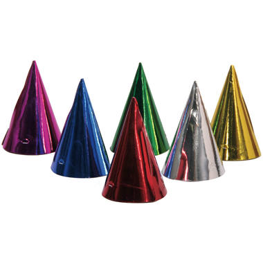 Partyhatter Metallisk miks