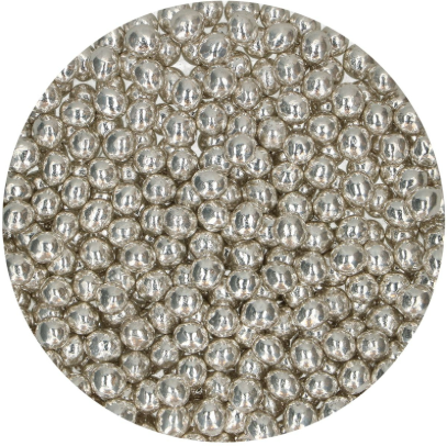 Kakestrøssel - Large metallic silver